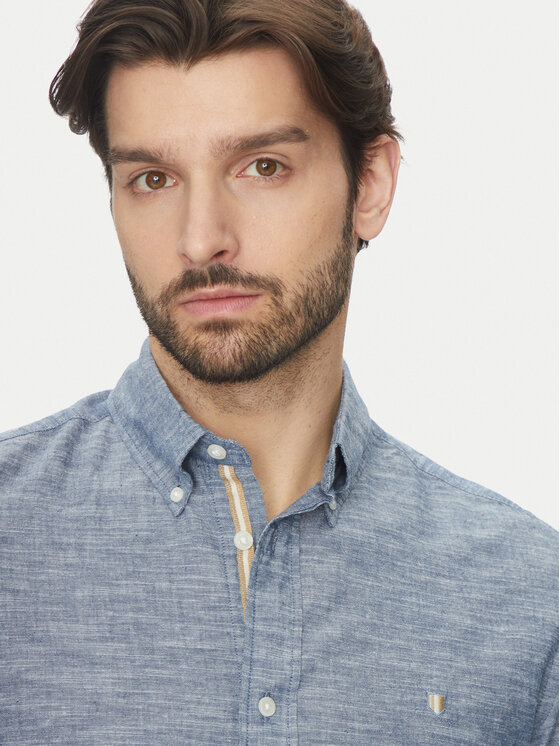 Jack&Jones Jack&Jones Koszula Summer 12274599 Niebieski Regular Fit