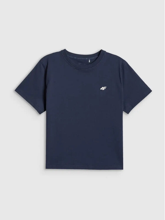 4F 4F T-Shirt 4FWMM00TTSHF3310-31S Granatowy Active Fit