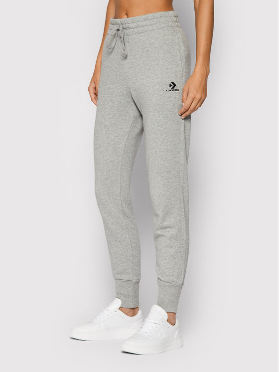 Converse Converse Spodnji del trenirke Star Chevron 10020164-A02 Siva Regular Fit