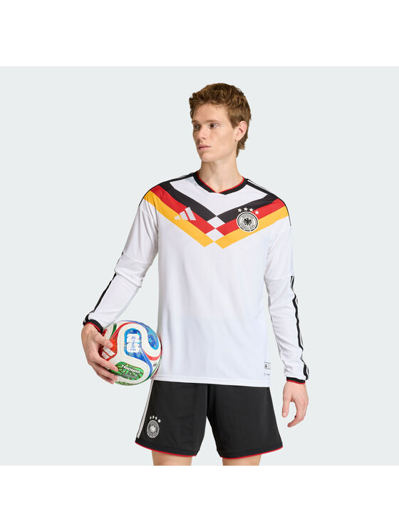 adidas adidas Koszulka techniczna Niemcy Biały Slim Fit