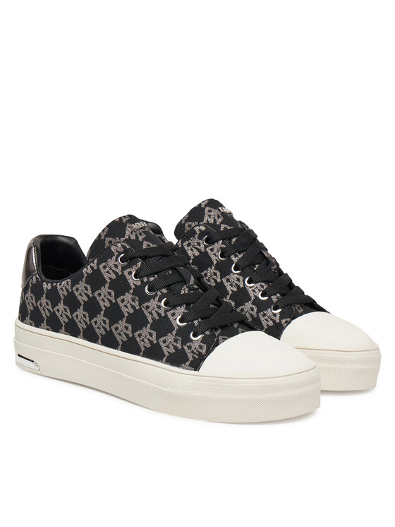 DKNY DKNY Trampki York Lace UP Sneak K2533982 Czarny