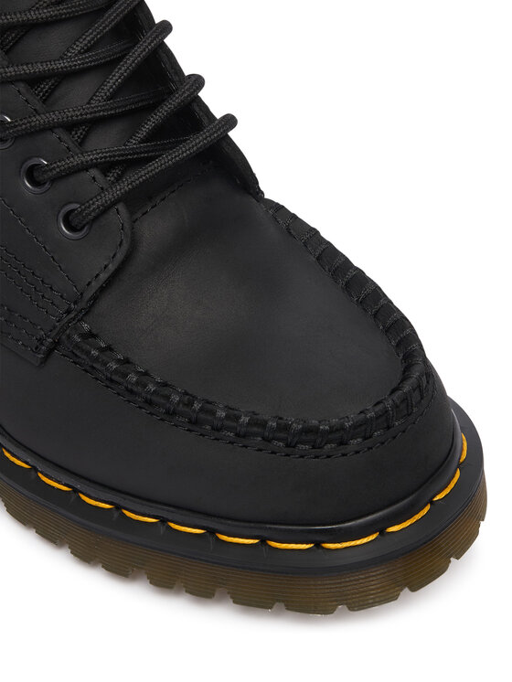 Dr. Martens Dr. Martens Зимни обувки Lowell Chukka 6 Eye Crazy Horse DM43680001 Черен