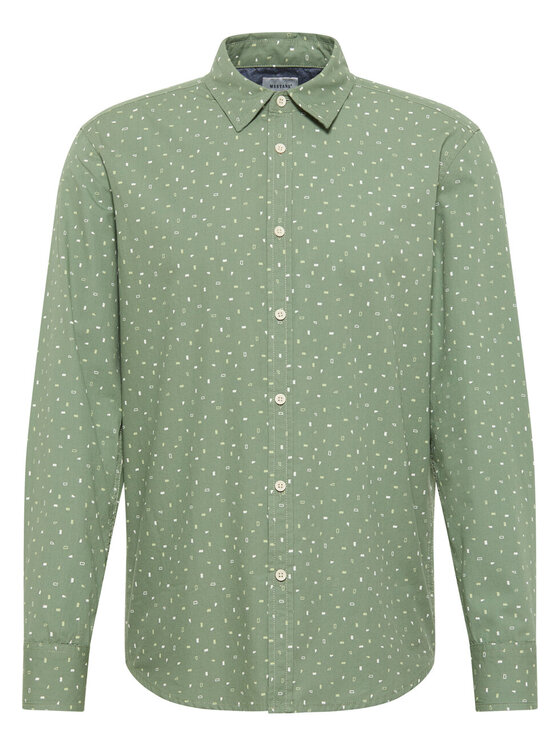 Mustang Mustang Camicia ELMORE Verde Regular Fit