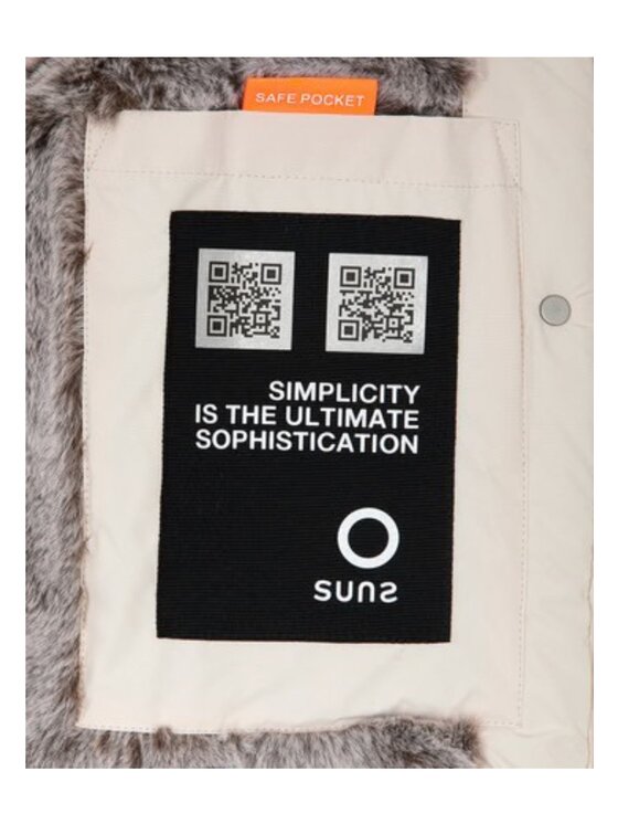 SUNS SUNS Giubbotto invernale gbs53020d-sand Beige Regular Fit