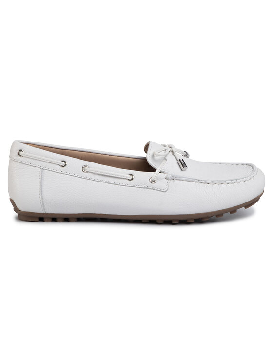 Geox Geox Mokasyny D Leelyan A D724RA 00046 C1000 Biały