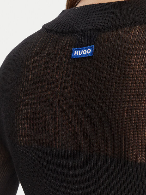 HUGO HUGO Džemper Slumy_B 50543045 Crna Slim Fit