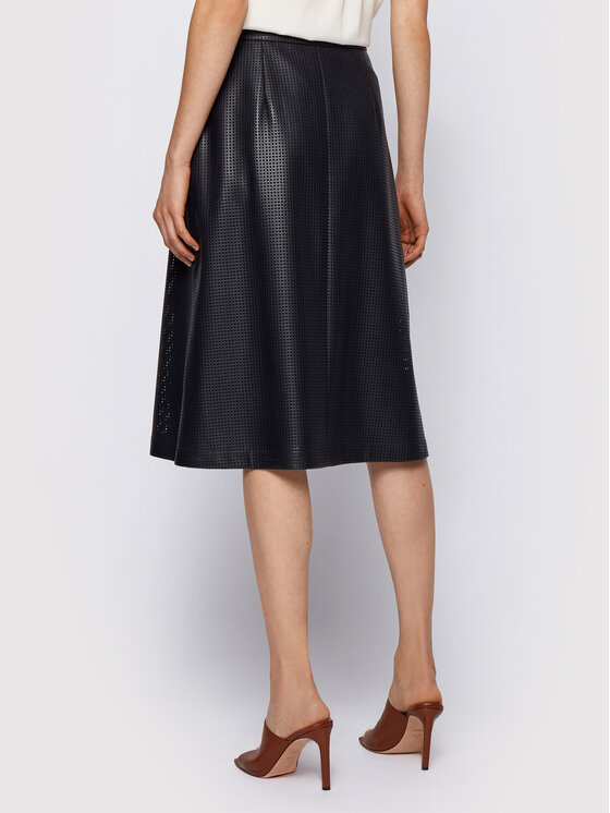 Gonna in similpelle C_Vefy 50450606 Nero Regular