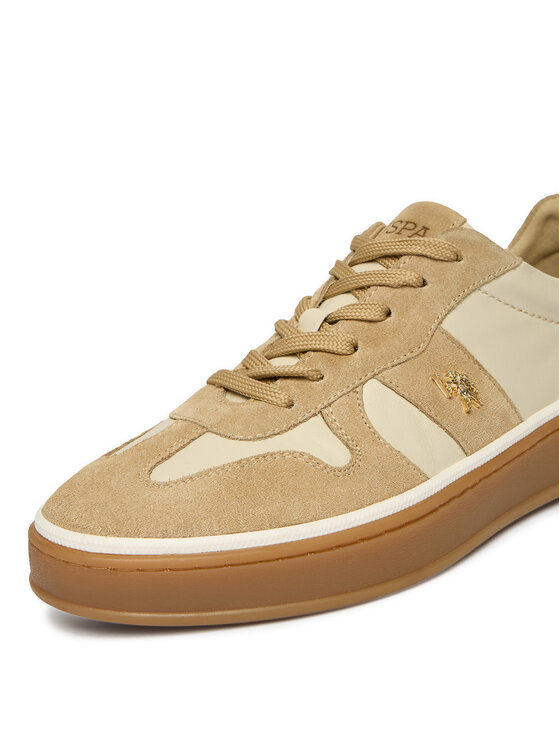 U.S. Polo Assn. U.S. Polo Assn. Sneakersy EO-HAIRY001W/6LS1 Écru