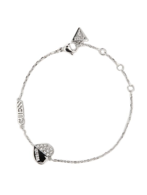 Guess Комплект гривна и обеци Lovely Guess JUBS03 187JW Сребърно ...