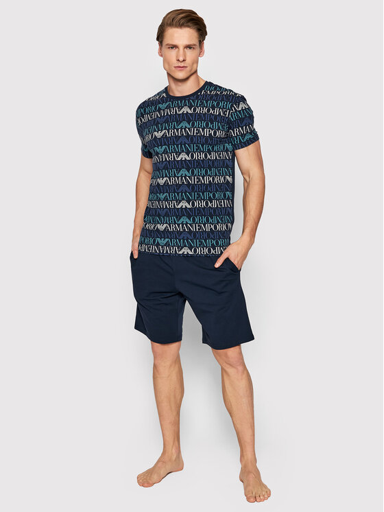 Pigiama 111972 2R506 95835 Blu scuro Regular Fit