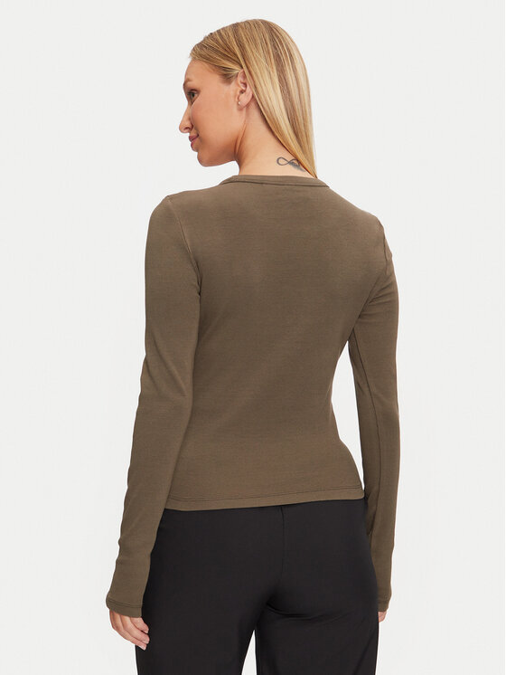 Calvin Klein Jeans Calvin Klein Jeans Halenka J20J224640 Zelená Slim Fit