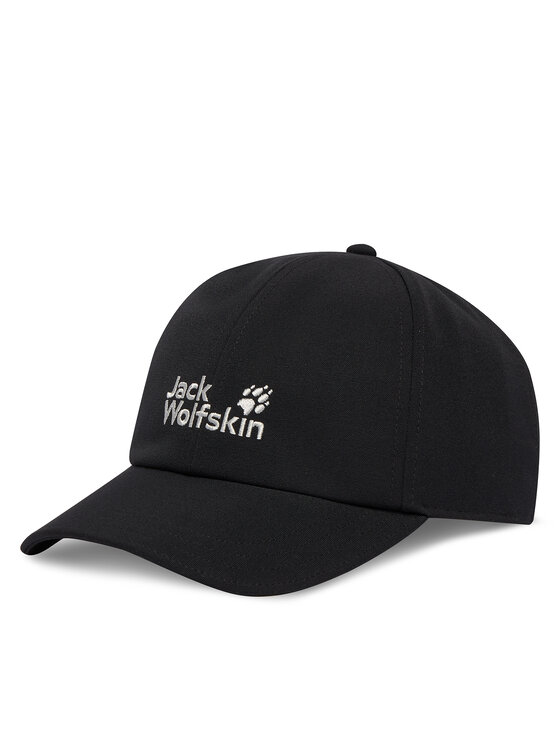 Jack Wolfskin Jack Wolfskin Cepure ar nagu Baseball Cap A65769 Melns