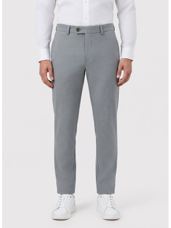 Pako Lorente Pako Lorente Chinosy P26WF-WX-004 Szary Slim Fit
