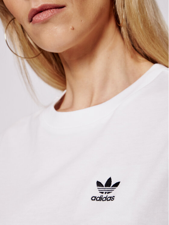 adidas Tričko Loungewear adicolor Classics GN2924 Biela Loose Fit •  Modivo.sk
