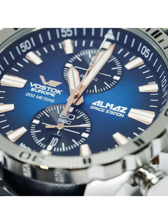 Vostok Europe Vostok Europe Zegarek 6S11/320A675 Srebrny
