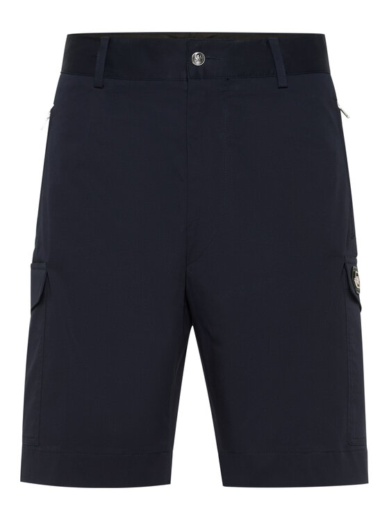 PHILIPP PLEIN PHILIPP PLEIN Szorty materiałowe 25451 Granatowy Regular Fit