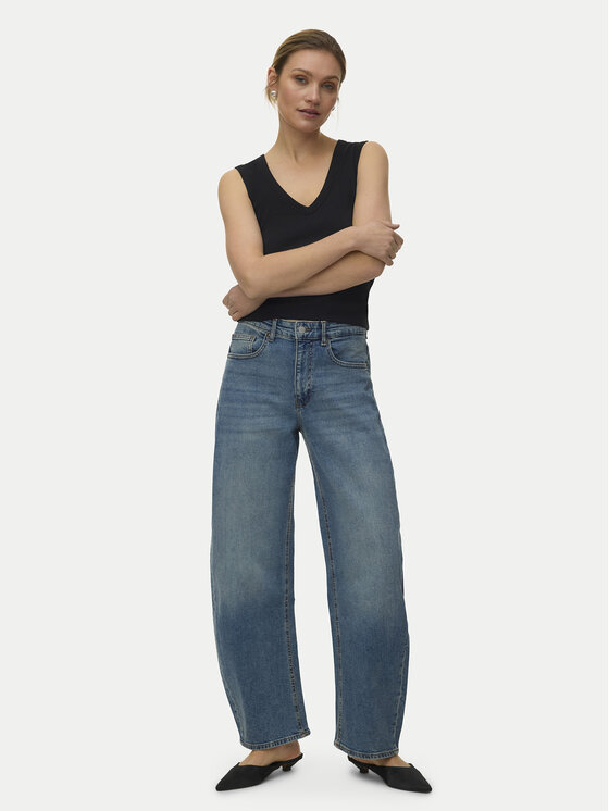 Vero Moda Vero Moda Top Chloe 10342916 Czarny Regular Fit