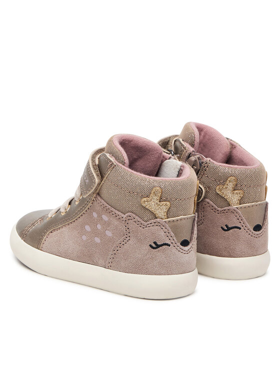Geox Geox Sneakersy B Gisli Girl B661MA 022NF C5005 M Beżowy ciemny