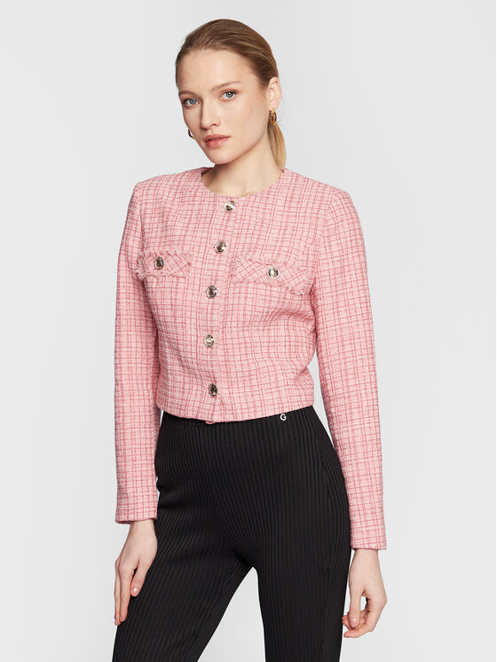 Guess Suknjič W3RN50 WF5A0 Roza Regular Fit