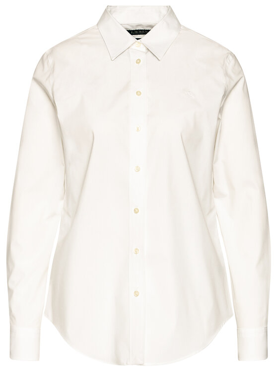 LAUREN RALPH LAUREN Lauren Ralph Lauren Hemd Chst Emb 200684553001 Weiß Regular Fit