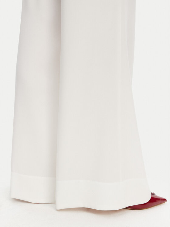 ACCESS FASHION ACCESS FASHION Spodnie palazzo 53-5136-117 Biały Regular Fit