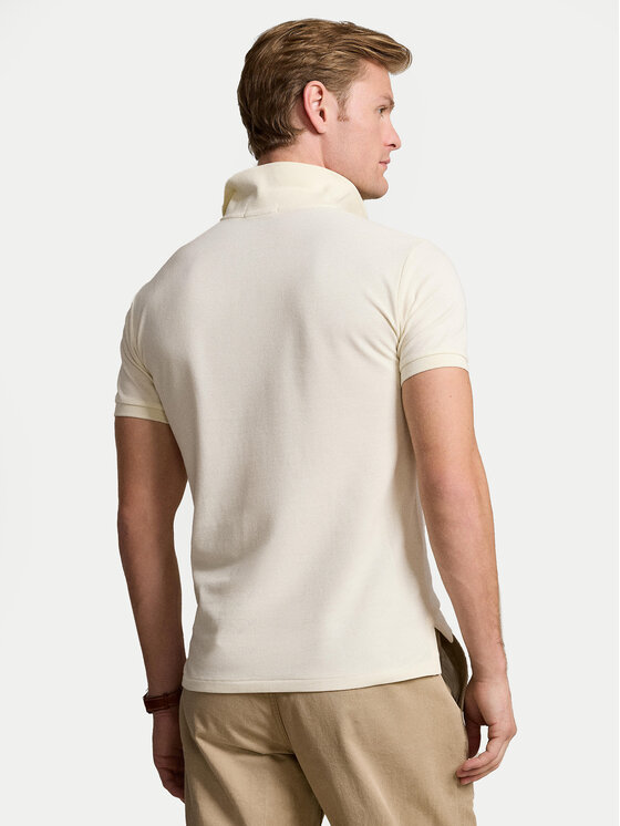 Polo Ralph Lauren Polo Ralph Lauren Poloshirt 710536856417 Écru Slim Fit