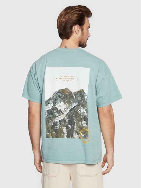 BDG Urban Outfitters Tricou 76134691 Verde Relaxed Fit