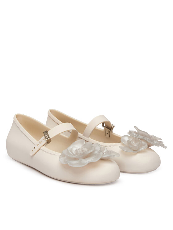 Melissa Melissa Balerina Melissa Soft Ballerina Petals Ad 37820 Bézs