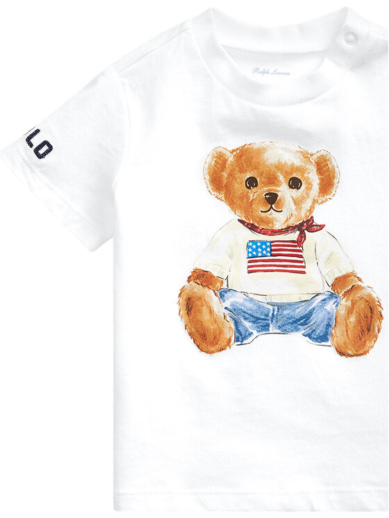 Polo Ralph Lauren Polo Ralph Lauren Marškinėliai 320844731001 Balta Regular Fit