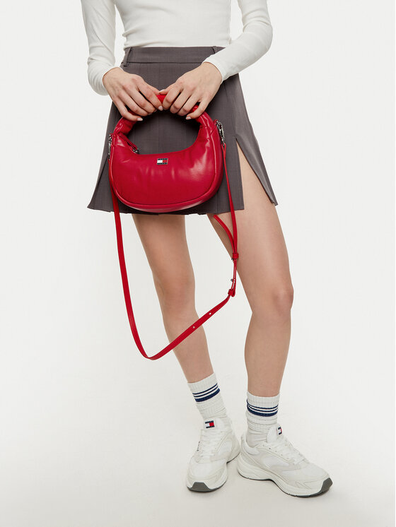 Tommy Jeans Tommy Jeans Τσάντα Tjw Pillow Mini Hobo AW0AW16976 Κόκκινο