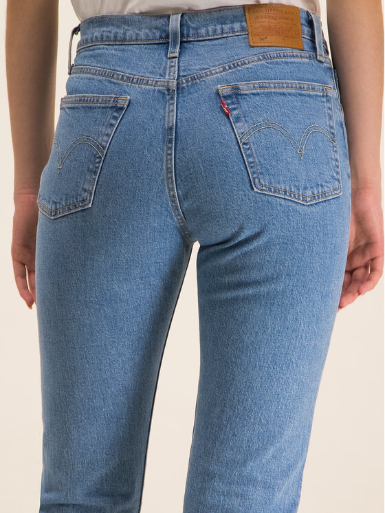 Levi's® Jeans 501® Original 36200-0096 Blu Cropped Fit • Modivo.it