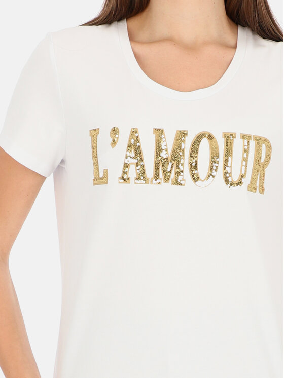 L’AF L’AF T-Shirt Lyric Biały Regular Fit