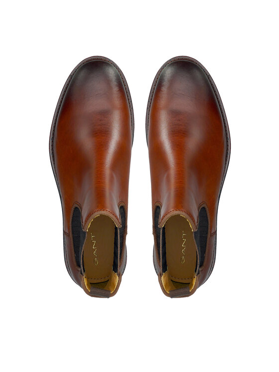 Gant Gant Kotníková obuv s elastickým prvkem 31651089 Hnědá
