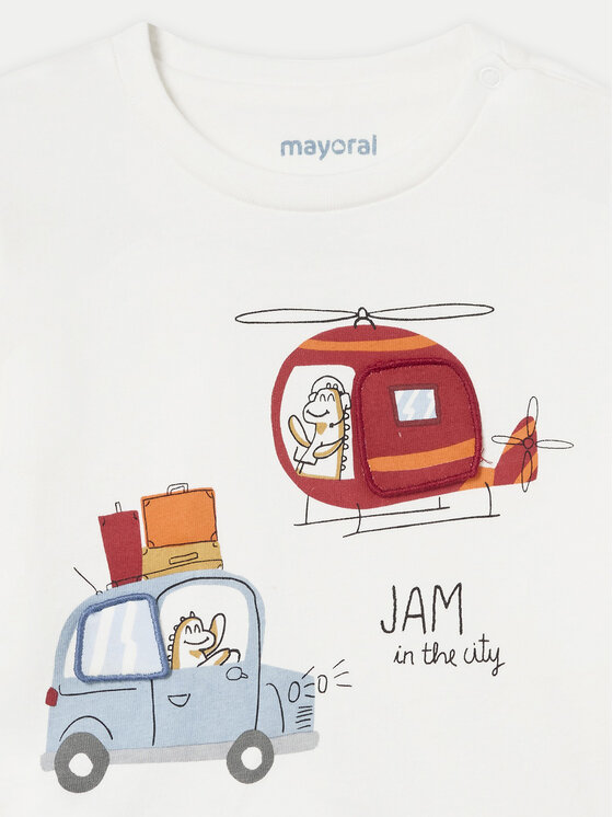 Mayoral Mayoral Majica 2038 Écru Regular Fit