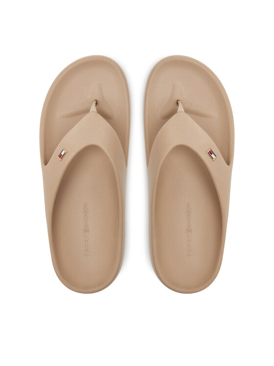 Tommy Hilfiger Tommy Hilfiger В'єтнамки Th Comfort Beach Sandal FW0FW08522 Бежевий