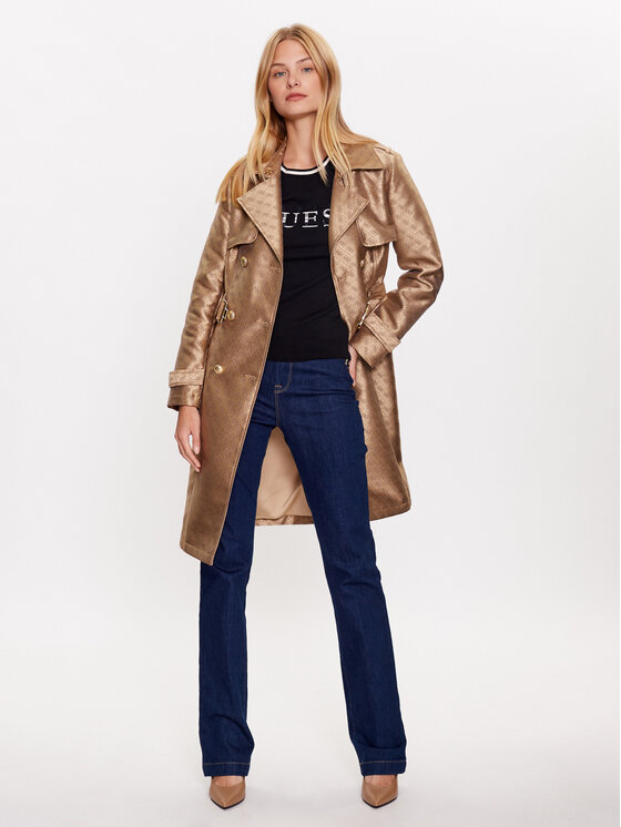 Guess Guess Viharkabát Diletta W3YL03 WFIR2 Bézs Regular Fit