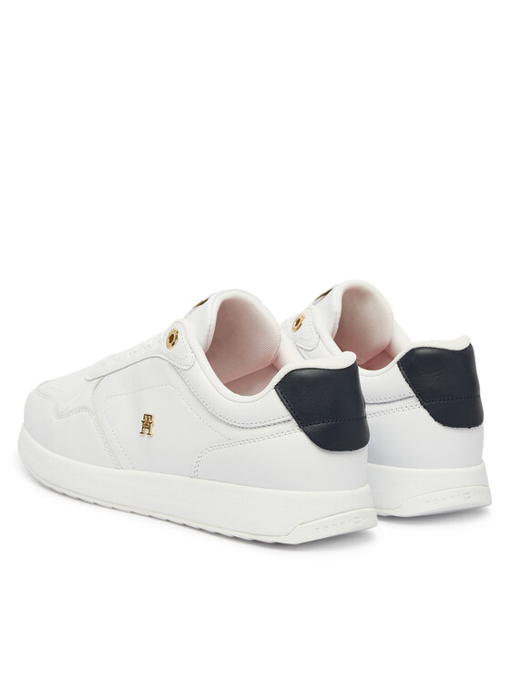 Tommy Hilfiger Tommy Hilfiger Sneakers Corporate Mix Mat Runner FW0FW09318 Alb