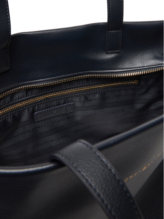 Tommy Hilfiger Tommy Hilfiger Táska Th Logotape Tote AW0AW17693 Sötétkék