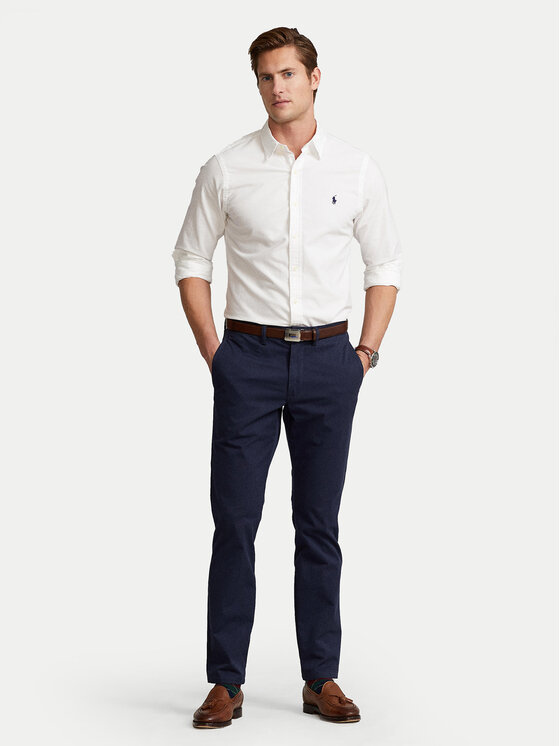 Polo Ralph Lauren Polo Ralph Lauren Πουκάμισο Classics 710736557 Λευκό Slim Fit