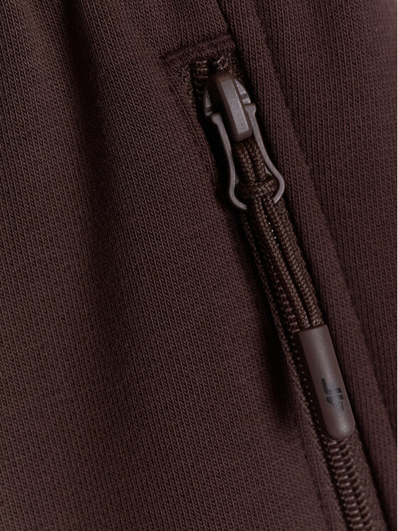 4F 4F Spodnie dresowe BASIC+ Brązowy Regular Fit