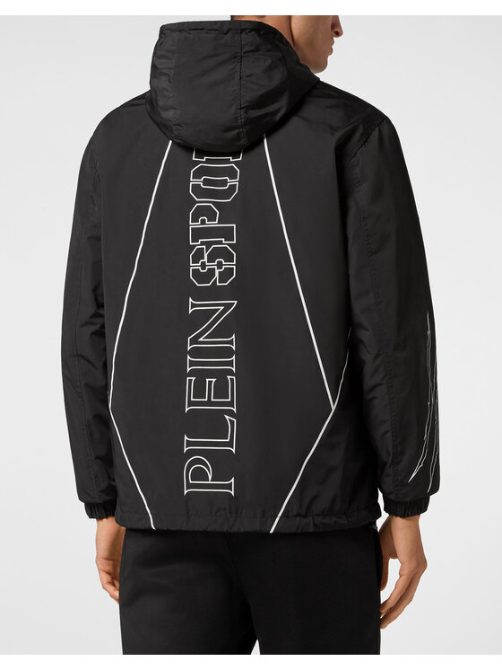 Plein Sport Plein Sport Giacca a vento 387 Nero Regular Fit