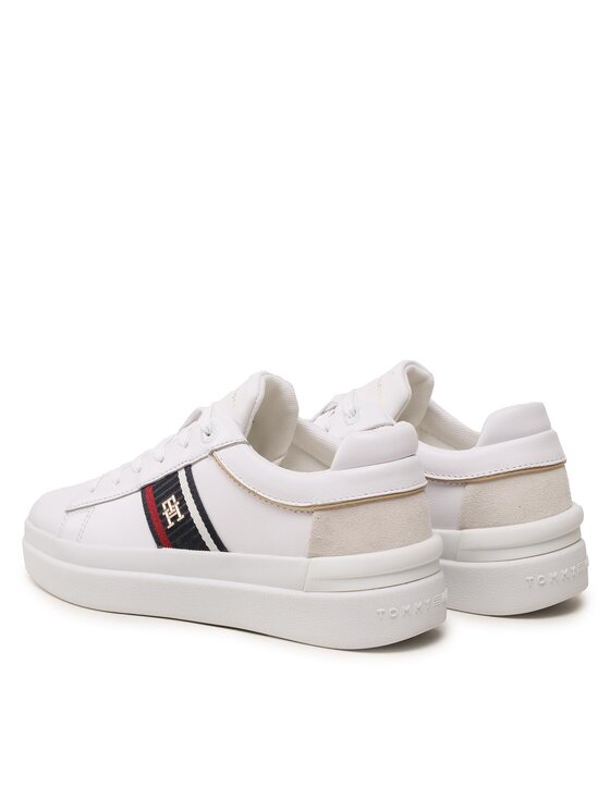 Tommy Hilfiger Tommy Hilfiger Сникърси Corp Webbing Court Sneaker FW0FW07387 Бял