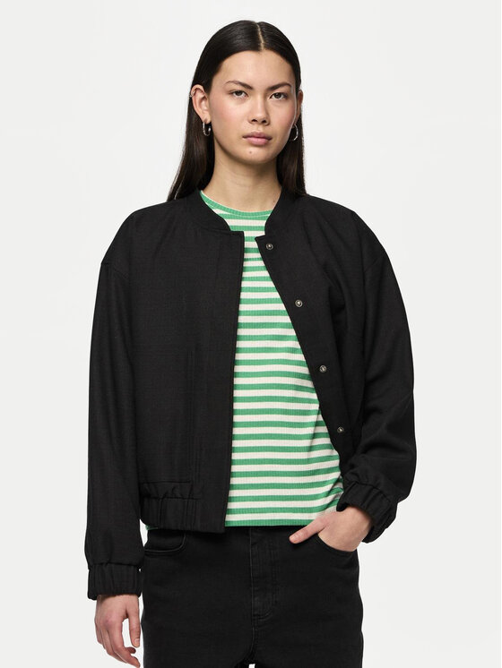 Pieces Pieces Bunda bomber Annie 17150150 Černá Regular Fit