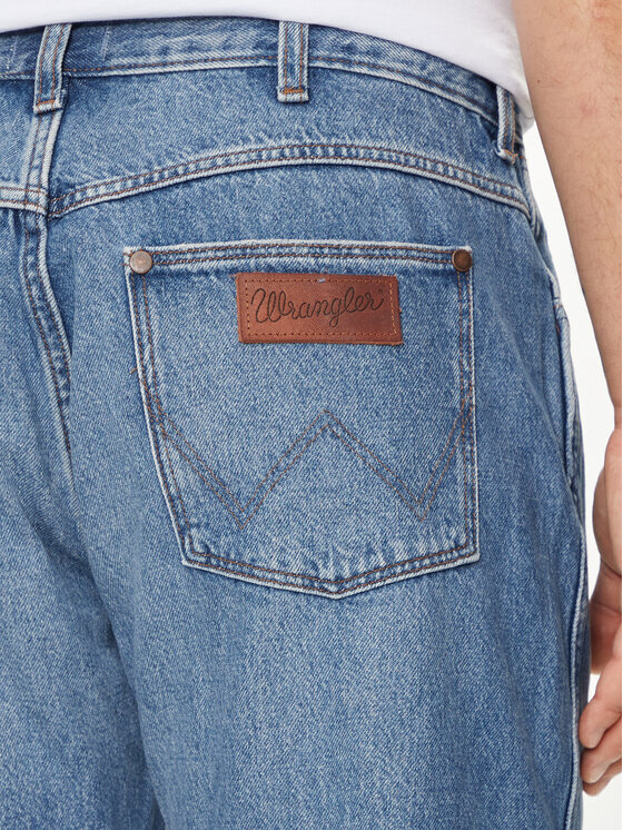 Wrangler Wrangler Farmer Frontier 112358056 Kék Relaxed Fit