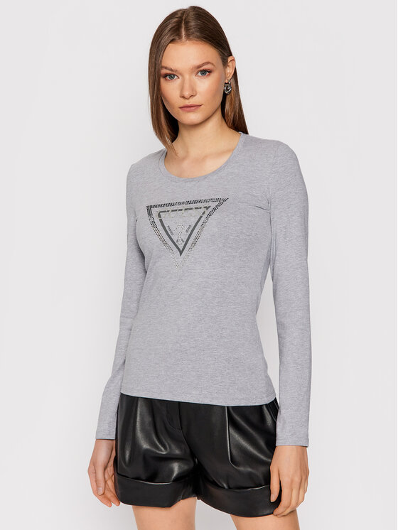 Blusa Amalur W1BI47 J1311 Grigio Regular Fit