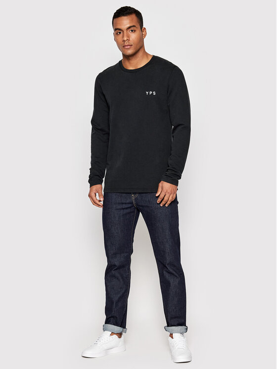 Longsleeve Lio Spray 107368 Nero Regular Fit