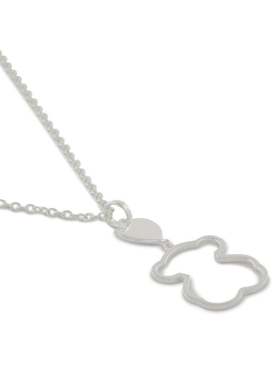 TOUS TOUS Ogrlica New Silueta 1000118300 Srebrna