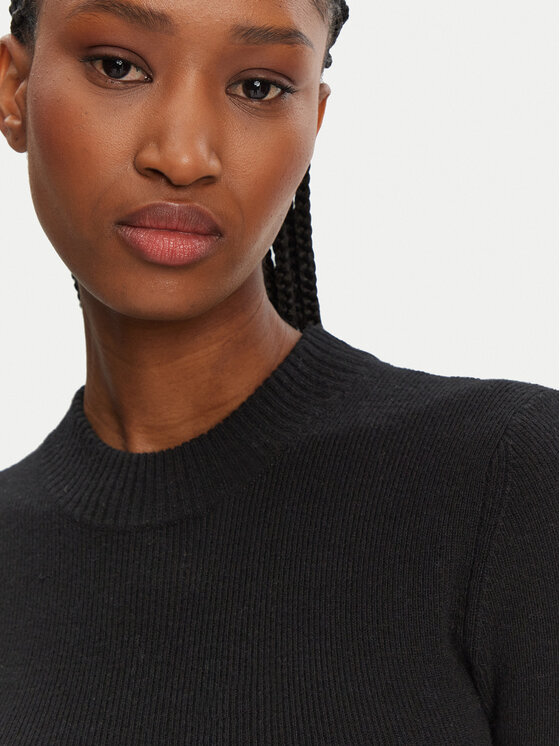 STAUD STAUD Rochie tricotată Ramona R24F2208WN Negru Slim Fit