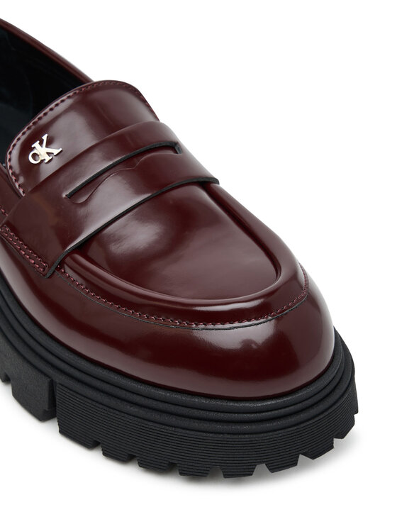 Calvin Klein Calvin Klein Nizki čevlji Scarpa Bassa V4A4-83130-1453 Bordo rdeča