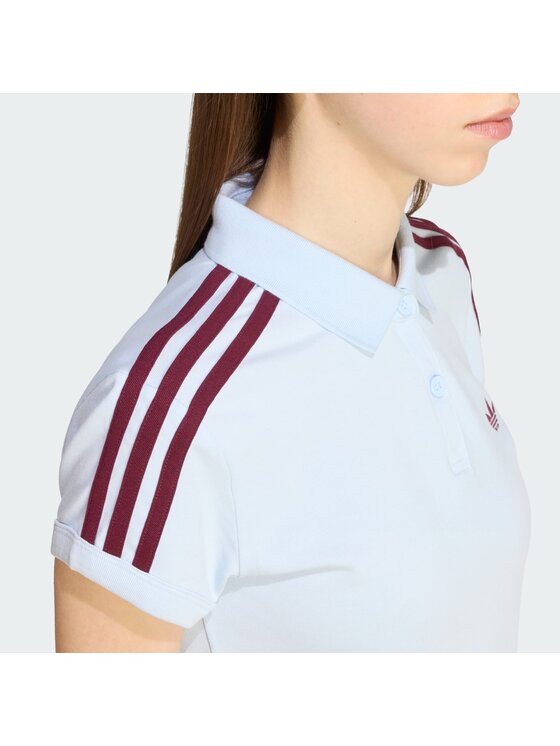 adidas adidas Polo 159123 Błękitny Slim Fit